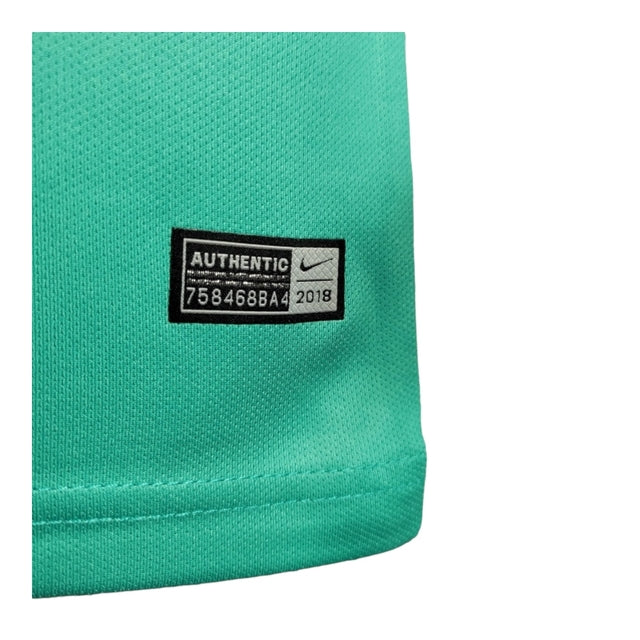 Camisa Tottenham II Retrô 18/19 - Nike Masculina - Verde com detalhes em verde claro