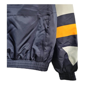 Jaqueta Corta-Vento Real Madrid 23/24 - Masculina Adidas - Azul com detalhes em amarelo e branco