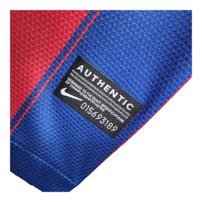 Camisa Retrô Barcelona I 09/10 - Masculina Nike - Vermelha e azul