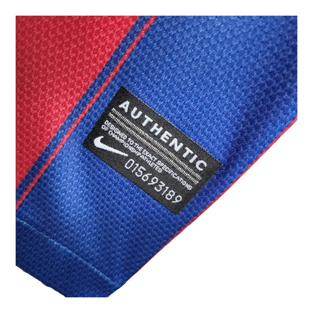 Camisa Retrô Barcelona I 09/10 - Masculina Nike - Vermelha e azul