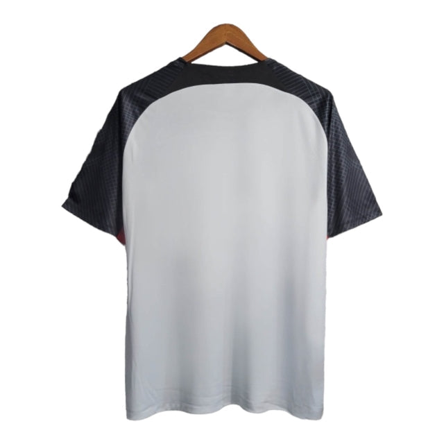 Camisa Treino Barcelona 23/24 - Torcedor Nike Masculina - Branca e preta