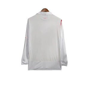 Camisa Retrô Seleção da Inglaterra I 2005 manga longa - Masculina Umbro - Branca com detalhes em vermelho