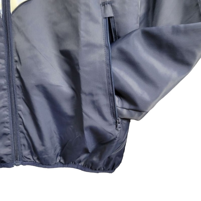 Jaqueta Corta-Vento Seleção da Itália 24/25 - Masculina Adidas - Branca com detalhes em azul