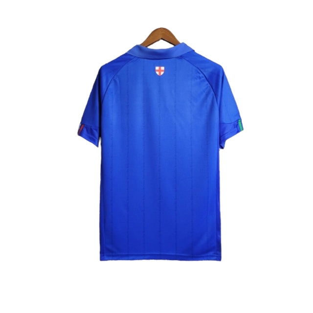 Camisa Palmeiras Edição especial 23/24 - Torcedor Puma Masculina - Azul com detalhes em vermelho e verde e branco
