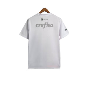 Camisa Palmeiras Edição especial 23/24 - Torcedor Puma Masculina - Branca com detalhes em azul e rosa