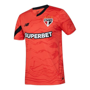 Camisa São Paulo Goleiro III 24/25 - Torcedor New Balance Masculina - Vermelha