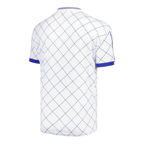 Camisa Retrô Everton III 1988 - Masculina - Branca com detalhes em azul