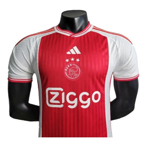 Camisa Ajax I 23/24 - Jogador Adidas Masculina - Vermelha e branca