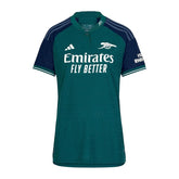 Camisa Arsenal III 23/24 - Torcedor Adidas Feminina - Verde com detalhes em azul