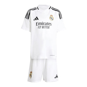 Kit Infantil Real Madrid I 24/25 - Adidas - Branco