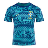 Camisa Seleção Brasileira Pré-jogo 24/25 - Torcedor Nike Masculina - Azul