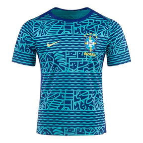 Camisa Seleção Brasileira Pré-jogo 24/25 - Torcedor Nike Masculina - Azul