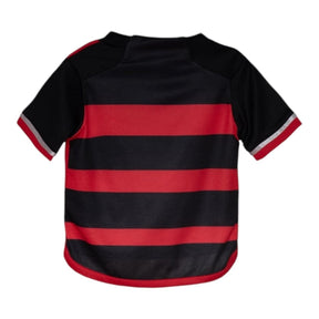 Kit Infantil Flamengo I 24/25 - Adidas - Vermelho e preto
