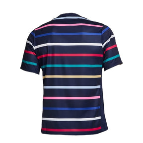 Camisa Seleção França Pré-jogo I 24/25 - Torcedor Nike Masculina - Azul com detalhes coloridos