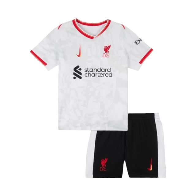 Kit Infantil Liverpool III 24/25 - Nike - Branco