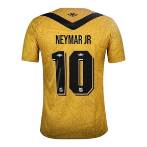 Camisa Santos III 24/25 - Torcedor Umbro Masculina - Amarela com detalhes em preto