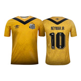 Camisa Santos III 24/25 - Torcedor Umbro Masculina - Amarela com detalhes em preto
