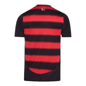 Camisa Flamengo I 25/26 - Torcedor Adidas Masculina - Preta e vermelha