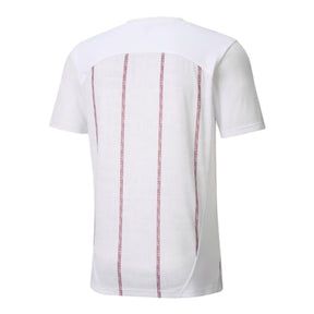 Camisa Manchester City Pré-jogo 25/26 - Torcedor Puma Masculina - Branca com detalhes em vinho