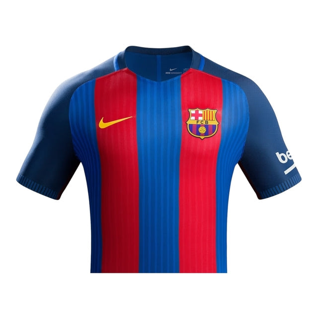 Camisa Retrô Barcelona I 2016/17 - Masculina Nike - Azul e vermelha