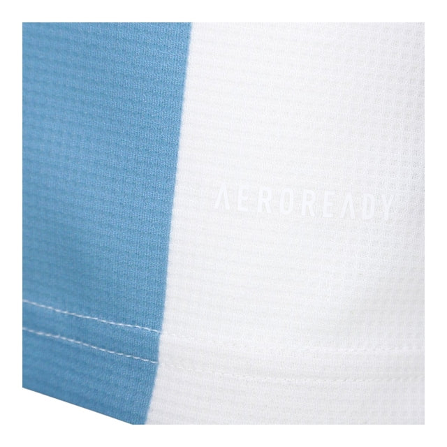 Camisa Seleção Argentina Edição Comemorativa 25/26 - Torcedor Adidas Feminina - Branca com listras em azul