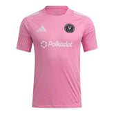 Camisa Inter Miami Treino 25/26 - Torcedor Adidas Masculina - Rosa com detalhes em branco