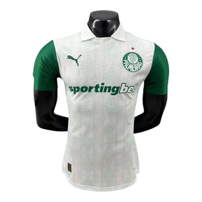 Camisa Palmeiras II 25/26 - Jogador Puma Masculina - Branca com detalhes em verde