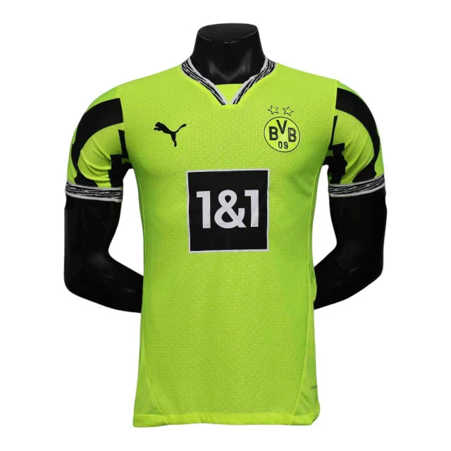 Camisa Borussia Dortmund Edição especial 24/25 - Jogador Puma Masculina - Amarela neon com detalhes em preto