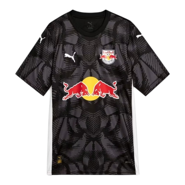 Camisa Red Bull Bragantino Goleiro I 25/26 - Torcedor Puma Masculina - Preta com detalhes em cinza