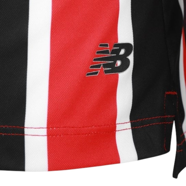 Camisa São Paulo II 25/26 - Torcedor New Balance Masculina - Vermelha e preta