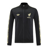 Jaqueta Corta-Vento Seleção México I 25/26 - Masculina Adidas - Preta com detalhes em dourado