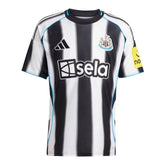 Camisa Newcastle I 25/26 - Torcedor Adidas Masculina - Branca e preta com detalhes em azul