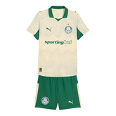 Kit Infantil Palmeiras Edição especial Mundial de Clubes Goleiro 25/26 - Puma - Bege e verde
