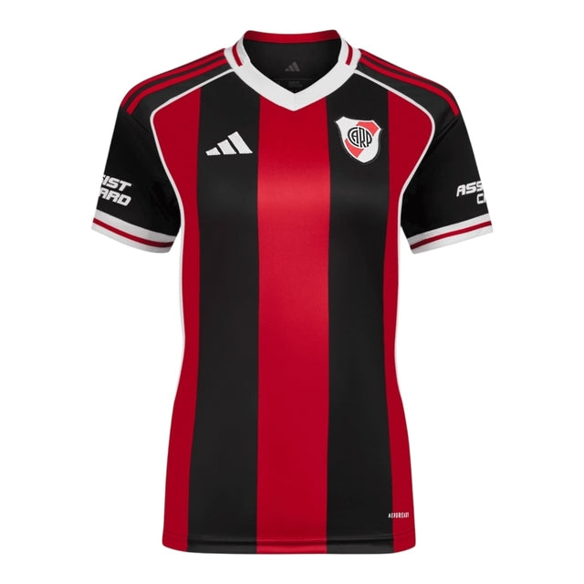 Camisa River Plate II 25/26 - Torcedor Adidas Feminina - Preta e vermelha