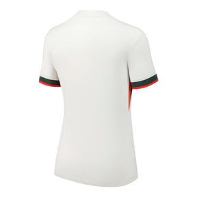 Camisa Chelsea II 25/26 - Torcedor Nike Feminina - Branca com detalhes em verde e vermelho