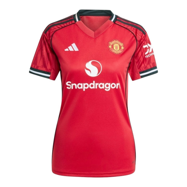 Camisa Manchester United I 25/26 - Torcedor Adidas Feminina - Vermelha