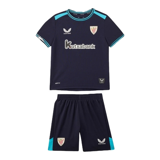Kit Infantil Athletic Bilbao II 25/26 - Castore - Azul