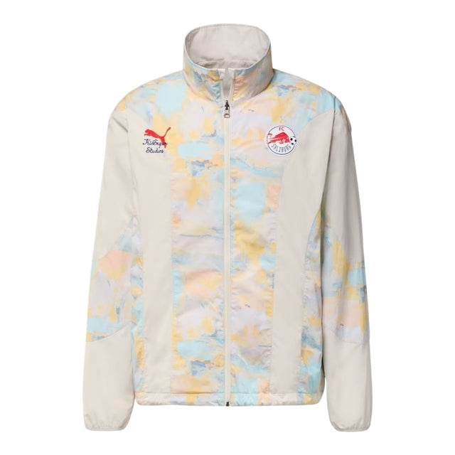 Jaqueta Corta-Vento Dupla Face Red Bull Salzburg Edição especial Mundial de Clubes 25/26 - Masculina Puma - Branca
