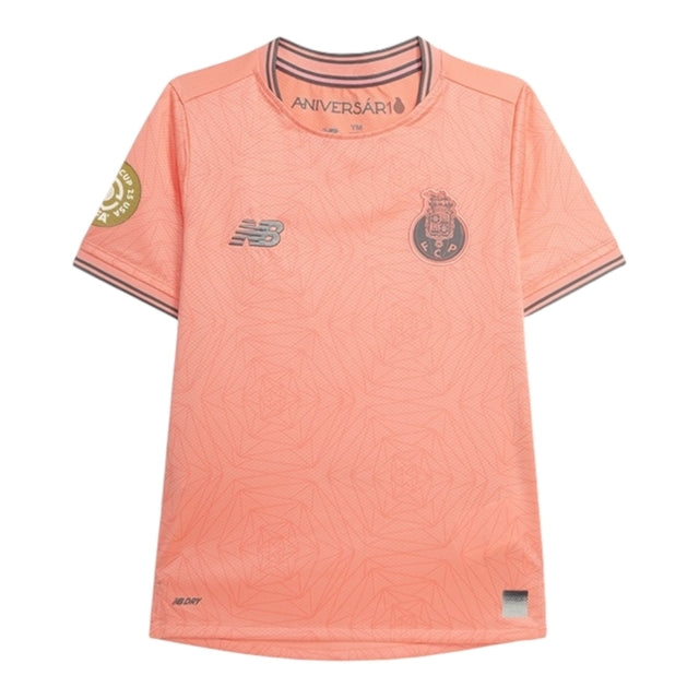 Camisa Porto Edição especial Mundial de Clubes II 25/26 - Torcedor New Balance Feminina - Rosa com detalhes em azul