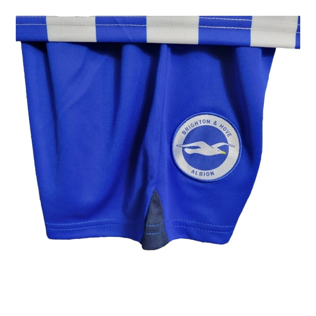 Kit Infantil Brighton I 23/24 - Nike - Branco e Azul