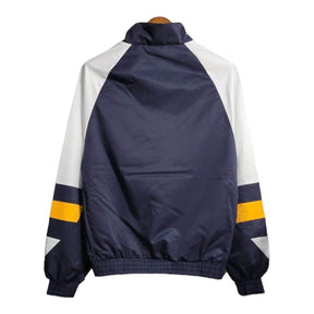 Jaqueta Corta-Vento Real Madrid 23/24 - Masculina Adidas - Azul com detalhes em amarelo e branco