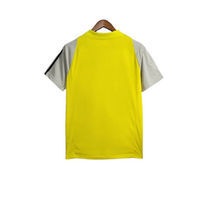 Camisa Flamengo Treino 24/25 polo - Torcedor Adidas Masculina - Amarela com detalhes em preto e cinza