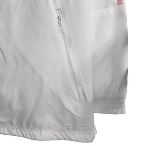 Jaqueta Corta-Vento Bayern de Munique 23/24 - Masculina Adidas - Branca com detalhes em vermelho