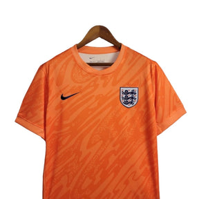 Camisa Seleção da Inglaterra Goleiro 24/25 - Torcedor Nike Masculina - Laranja