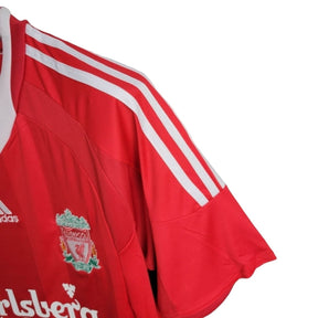 Camisa Retrô Liverpool Edição Champions League I 2008/2009 - Adidas Masculina - Vermelha com detalhes em branco