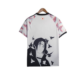 Camisa Japão Edição especial 24/25 - Torcedor Adidas Masculina - Branca com desenhos de Anime em azul e vermelho