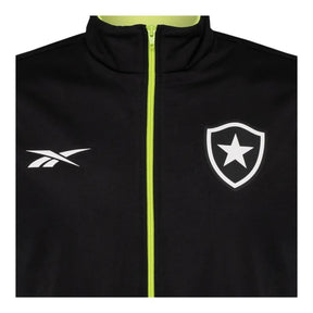 Jaqueta Corta-Vento Botafogo 24/25 - Masculina Reebok - Preta com detalhes em cinza e amarelo