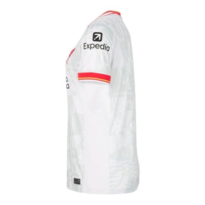 Camisa Liverpool III 24/25 - Torcedor Nike Feminina - Branca com detalhes em vermelho e cinza