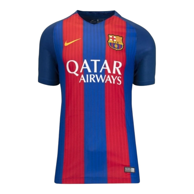 Camisa Retrô Barcelona I 2016/17 - Masculina Nike - Azul e vermelha