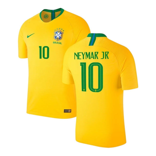 Camisa Retrô Seleção Brasileira I 2018/19 - Masculina Nike - Amarela com detalhes em verde